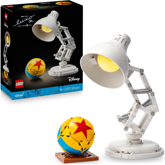 Lego Ideas - Disney Pixar Luxo Jr. - Lego 21357 Decorazione per la Casa da Scrivania  613pz Anni 18+