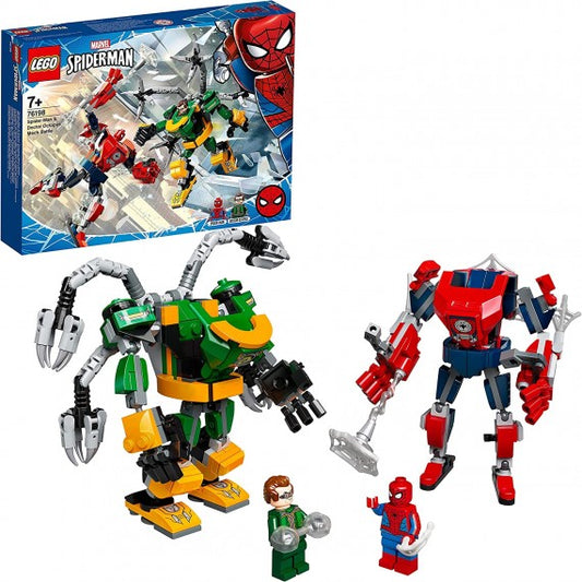 Lego Marvel - Battaglia con mech: Spider-Man e Dottor Octopus - Lego 76198 ANNI 7+
