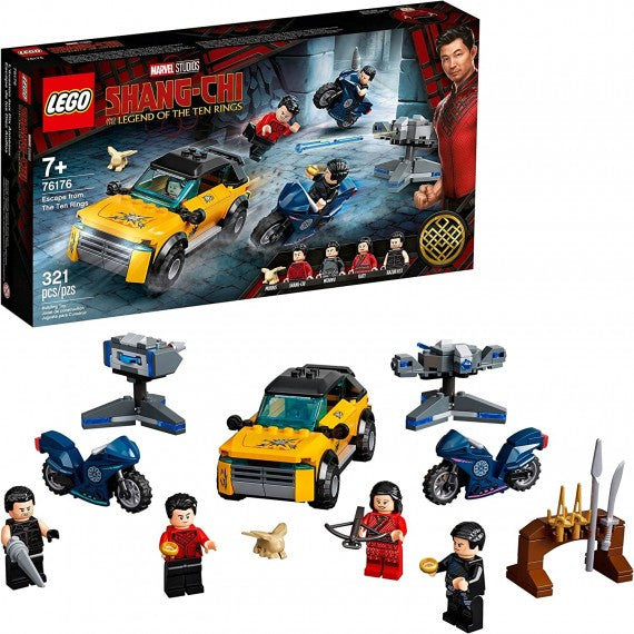 Lego Marvel - Fuga dai Dieci Anelli - Lego 76176 ANNI 7+