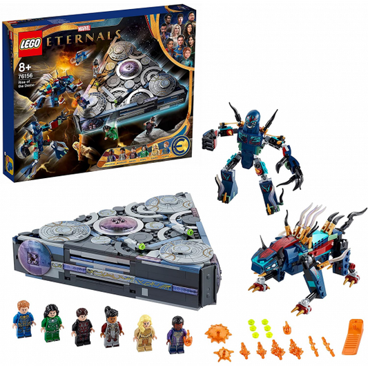 Lego Marvel - Super Heroes - L'Ascesa di Domo - Navicella Spaziale dal Film sugli Eternals con Minifigure di 2 Devianti - 76156