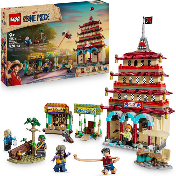 Lego One Piece - Battaglia ad Arlong Park - Lego 75638 5 Minifigure tra cui Luffy e Nami, e una Pagoda che Crolla Anni 9+ 926pz