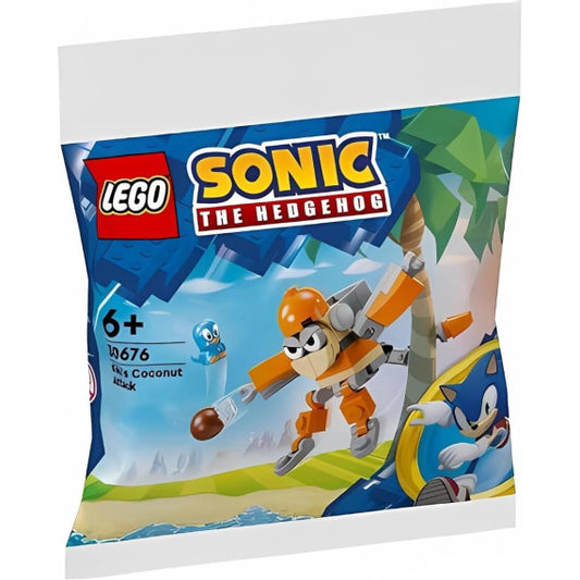 Lego Sonic - Attacco con le noci di cocco di Kiki - Lego 30676 - RARO - Lego Sonic Polybag Set 42pz Anni 6+