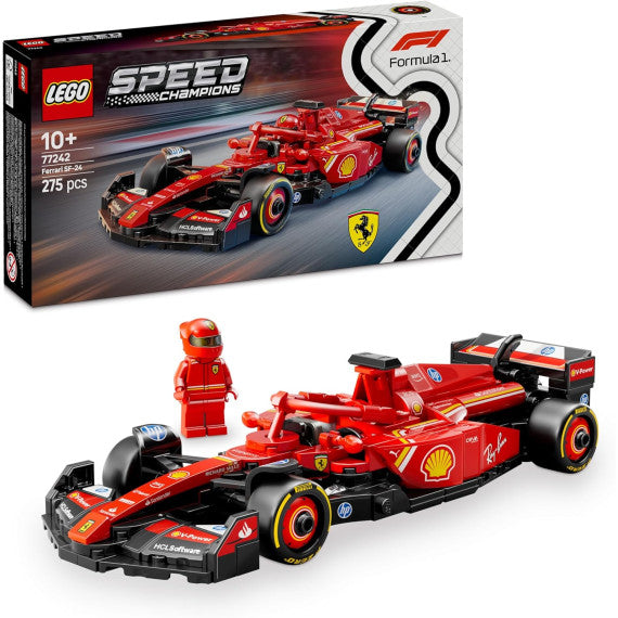 Lego Speed Champions - Auto da corsa F1® Ferrari SF-24 - Lego 77242 con Minifigure del Pilota Anni 10+ 275pz
