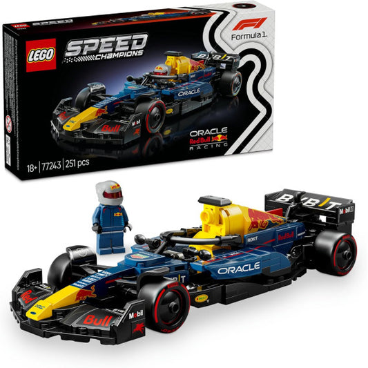 Lego Speed Champions - Auto da corsa F1® Oracle Red Bull Racing RB20 - Lego 77243 con Minifigure del Pilota Anni 18+ 251pz