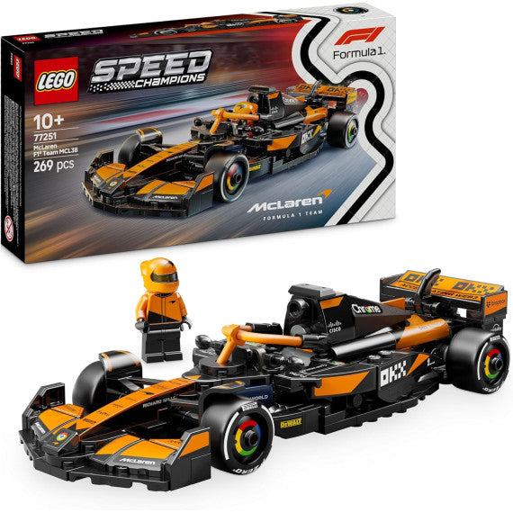 Lego Speed Champions - Auto da corsa McLaren F1® Team MCL38 - Lego 77251 con Minifigure del Pilota Anni 10+ 269pz