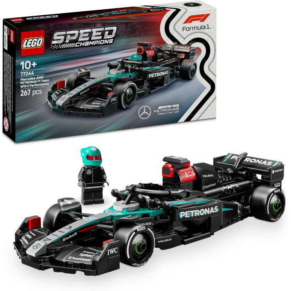 Lego Speed Champions - Auto da corsa Mercedes-AMG F1 W15 - Lego 77244 con Minifigure del Pilota Anni 10+ 267pz
