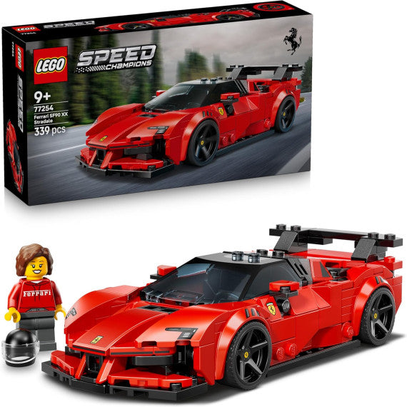 Lego Speed Champions - Ferrari SF90 XX Stradale - Lego 77254 con Minifigure del Pilota Anni 9+ 339pz