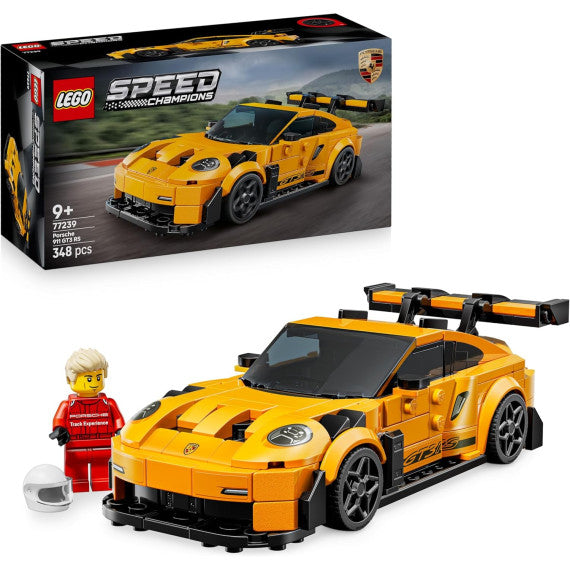 Lego Speed Champions - Super car Porsche 911 GT3 RS - Lego 77239 con Minifigure del Pilota Anni 9+ 348pz