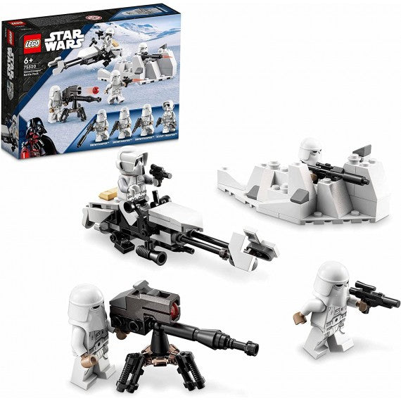 LEGO Star Wars - Battle Pack Soldati artici - LEGO 75320 Soldati Artici, Include 4 Personaggi ANNI 6+