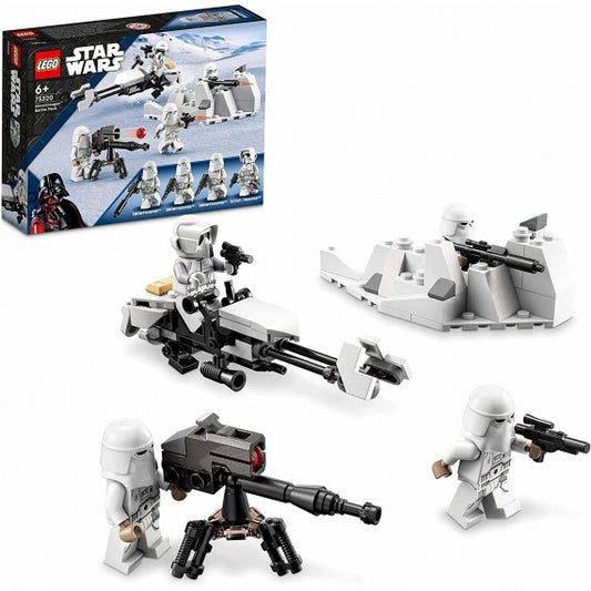 LEGO Star Wars - Battle Pack Soldati artici - LEGO 75320 Soldati Artici, Include 4 Personaggi ANNI 6+