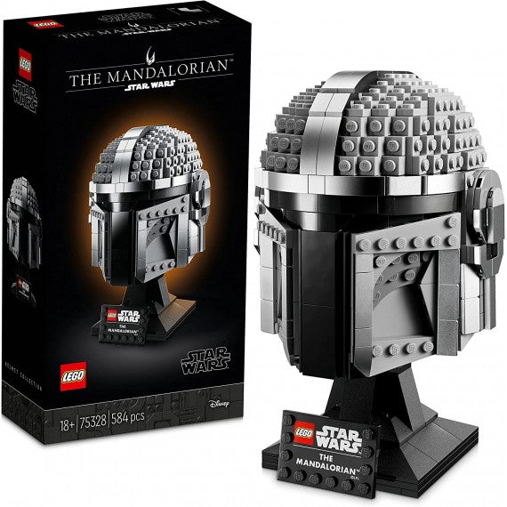 LEGO Star Wars - Casco del Mandaloriano - LEGO 75328 Elmo da Collezione Guerre Stellari ANNI 18+