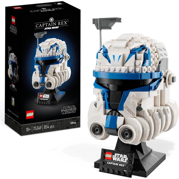 Lego Star Wars - Casco di Captain Rex - Lego 75349 il comandante della Legione 501 854pz Anni 18+