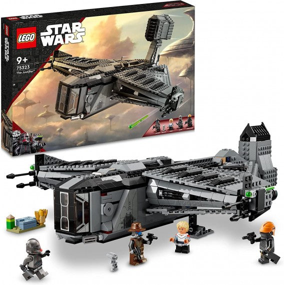 LEGO Star Wars - The Justifier - LEGO 75323 Astronave con Cad Bane e Droide Todo 360, Set The Bad Batch ANNI 9+