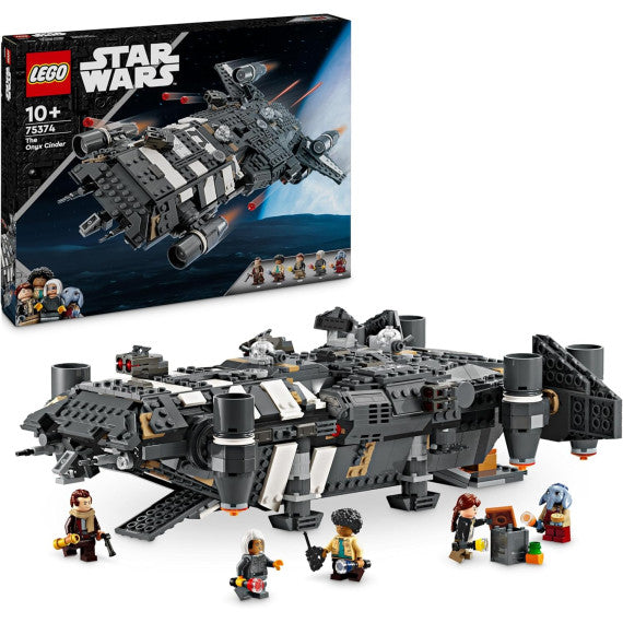 Lego Star Wars - The Onyx Cinder - Lego 75374 dalla serie Skeleton Crew con 5 minifigure di personaggi Anni 10+ 1325pz