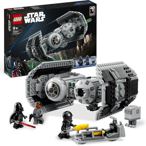 LEGO Star Wars - TIE Bomber™ - Lego 75347 Droide Gonk e la Minifigura di Darth Vader con Spada Lase Anni 9+ 625pz