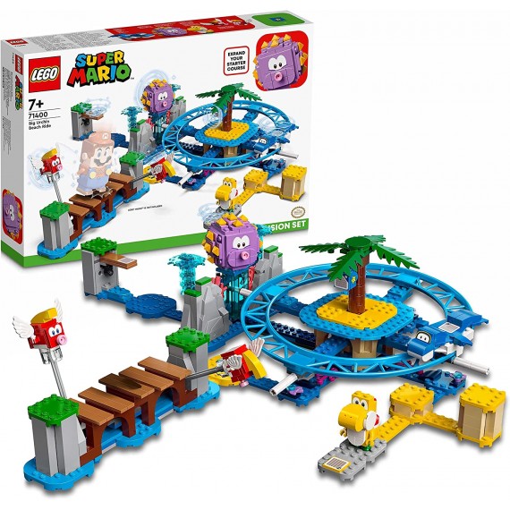 Lego Super Mario - Spiaggia del Ricciospino gigante - Pack di Espansione - LEGO 71400 ANNI 7+