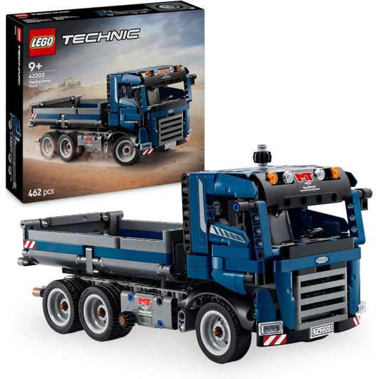 Lego Technic - Autocarro con cassone ribaltabile - Lego 42203 Camion con Sterzo e Funzioni Anni 9+ 462pz