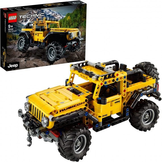 Lego Technic - Jeep Wrangler 4x4 - Lego 42122 Costruzione SUV Fuoristrada ANNI 9+