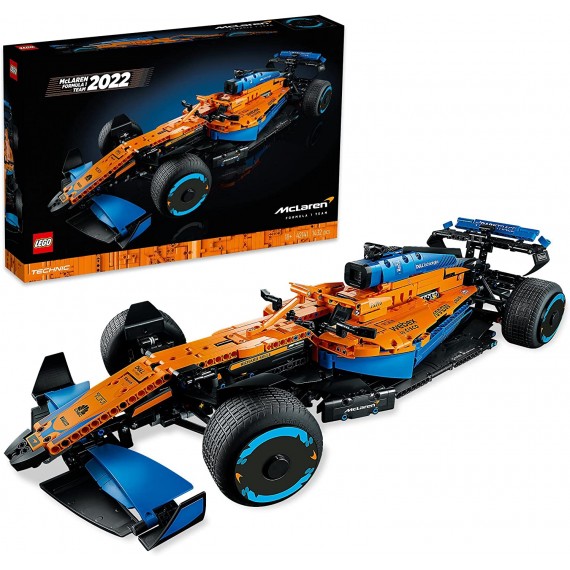 Lego Technic - Monoposto McLaren Formula 1 - Lego 42141 Auto Replica Supercar F1 ANNI 18+