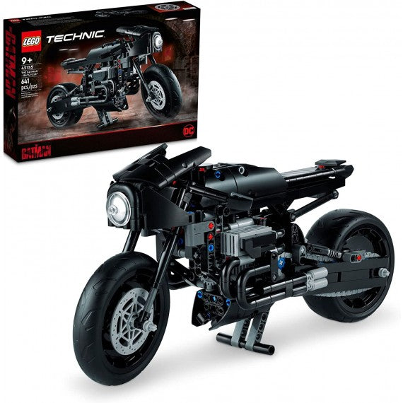 Lego Technic - THE BATMAN – BATCYCLE - Lego 42155 iconica modo del super eroe Batman ANNI 9+