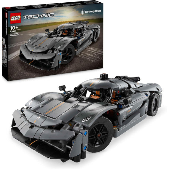 Lego Technic - Hypercar Koenigsegg Jesko Absolut grigia - Lego 42173  motore V8 mobile e lo sterzo Anni 10+ 801pz