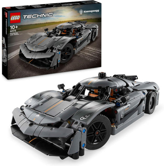 Lego Technic - Hypercar Koenigsegg Jesko Absolut grigia - Lego 42173  motore V8 mobile e lo sterzo Anni 10+ 801pz