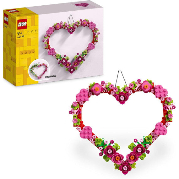 Lego The Botanical Collection - Cuore ornamentale - Lego 40638 Accessorio da Muro Anni 9+ 254pz