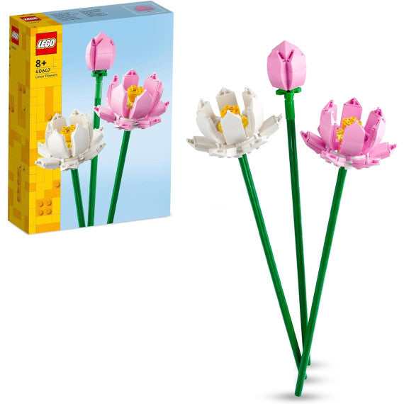 Lego The Botanical Collection - Fiori di loto - Lego 40647 Bouquet di Fiori Artificiali Anni 8+ 220pz