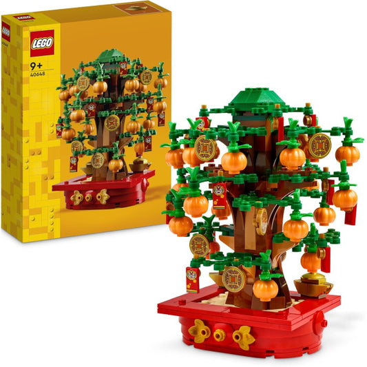 Lego The Botanical Collection - L’albero dei soldi - Lego 40648 Capodanno lunare  con mandarini,buste,monete 336pz Anni 9+