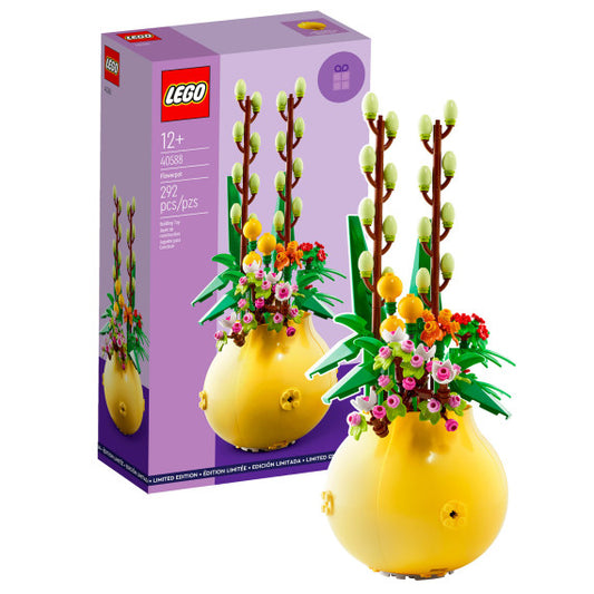 Lego The Botanical Collection - Vaso di Fiori Flowerpot - Lego 40588 Edizione limitata Anni 12+ 292pz